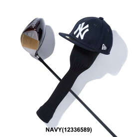 ニューエラ ゴルフ ヘッドカバー 帽子型 ニューエラ ゴルフ ブラック おしゃれ NEW ERA GOLF HEAD COVER ニューヨーク・ヤンキース ネイビー × ホワイト クラブ　カバー ゴルフアクセサリー コンペ 景品 賞品 (12336589) (240305)