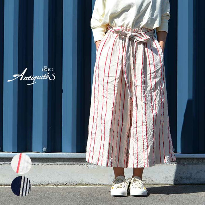 楽天市場】イチアンティークス パンツ ichi Antiquites (800929) LINEN  