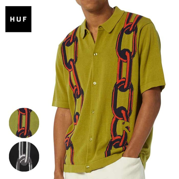 楽天市場】【15日最大P19倍】HUF ハフ 半袖ニットポロ メール便 