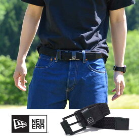 ニューエラ ベルト NEW ERA BELT STRETCH WEAVE ストレッチウィーブ ブラック (11412607) ゴルフ ストック (240305)