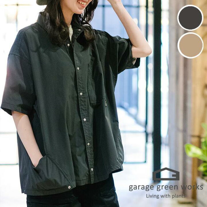 楽天市場】ガレージグリーンワークス 半袖 シャツ garage green works 