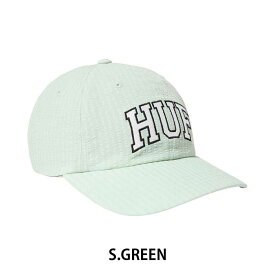 【4/1(月)全品P5倍 最大20.5倍ワンダフルデー！】HUF ハフ キャップ [ HT00734 ] HUF ARCH LOGO CV 6 PANEL シアサッカー6パネル [230623]