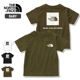 【4/1(月)全品P5倍 最大20.5倍ワンダフルデー！】ノースフェイス ベビー Tシャツ THE NORTH FACE [ NTB32333 ] B S/S BACK SQU T ショートスリーブバックスクエアロゴティー 赤ちゃん キッズ [メール便] [230422]