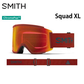 スミス スノー ゴーグル SMITH SQUAD XL[CPEVRD] TERRA FLOW スカッド スノーボード スノボ スキー クロマポップレンズ goggle【Y】(240317)