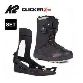 【レビュー特典有り】【2点セット】K2 メンズ メイシス ステップインセット 22-23 MAYSIS CLICKER HB BLACK クリッカー / 22-23 CLICKER BLACK [231004]