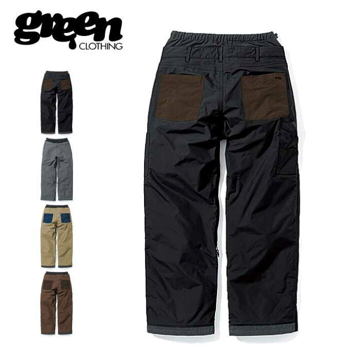 楽天市場】GREEN CLOTHING グリーンクロージング 23-24 PAINTER PANTS  