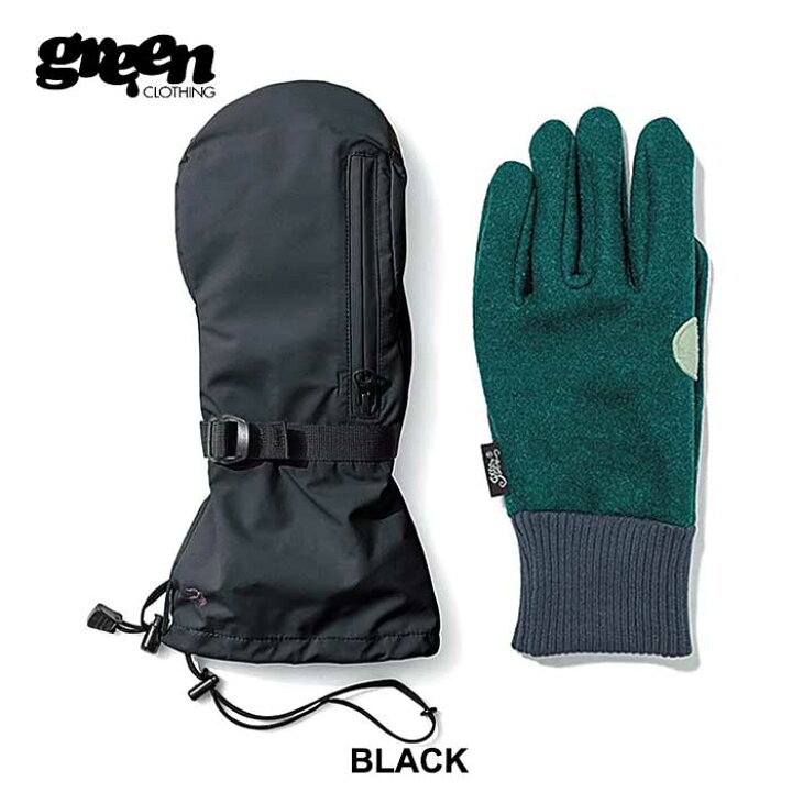 新品】GREENCLOTHING UNDER MITT手袋Olive