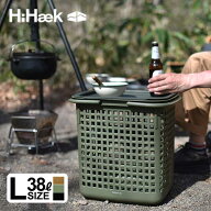 ハイヘイク キャンプバスケット L HiHaek Camp basket 【L】 アウトドア ギア収納バスケット 洗濯カゴ ラ…