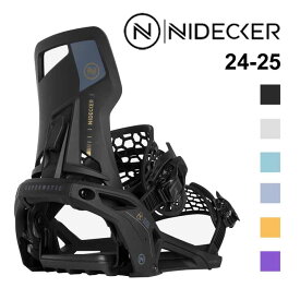 【予約】24-25 ナイデッカー Nidecker スノーボード ビンディング SUPERMATIC スーパーマチック スノボ バインディング binding