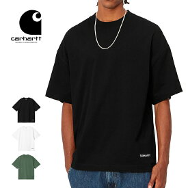 カーハート wip carhart wip ダブリューアイピー Tシャツ 半袖Tシャツ シンプル 無地 ワンポイント tシャツ ルーズフィット I031373 S/S LINK SCRIPT T-SHIRT (240328)