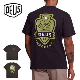 デウス tシャツ 半袖 deus Deus Ex Machina DMP241416B Out Doors Tee Anthracite (240321)