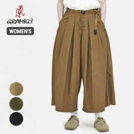 グラミチ レディース パンツ Gramicci G2SW-SK034 NYLON FLARE PANT ナイロンフレアパンツ ワイドパンツ はっ水 ナイロン (240228)