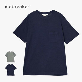 アイスブレーカー tシャツ icebreaker IT22370 U 150 SS POCKET TE 150 ショートスリーブ ポケット ティー ユニセックス メンズ レディース メリノウール S / M / L (240317)