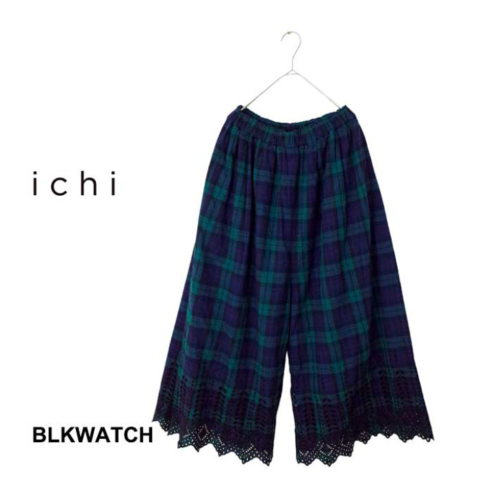 楽天市場】イチ ichi スカラップ刺繍パンツ レディース 春 秋 ワイド 