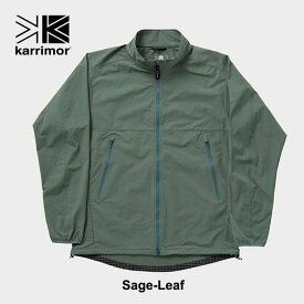 カリマー アウター Karrimor 101532 softshell zip-up ソフトシェル ジップアップ スタンドカラー メンズ ナイロン 2WAY 防風 ストレッチ 登山 旅行 キャンプ (240228)