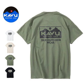KAVU カブー メンズ Tシャツ 19822032 トゥルーロゴ Tee 半袖 コットン ジャパンフィット メール便 (240317)