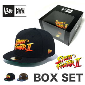 【BOXセット】ニューエラ ストリートファイターII コラボ キャップ コレクターズアイテム NEW ERA 59FIFTY STREET FIGHTER II 14125311 帽子 スト2 (240305)