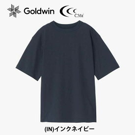 ゴールドウィン シースリーフィット tシャツ 半袖 メンズ レディース ユニセックス C3fit GC44147 R/O PAPER RLX T-SH リオプティマム ペーパーリラックスTシャツ ネイビー ホワイト メール便 (240414)