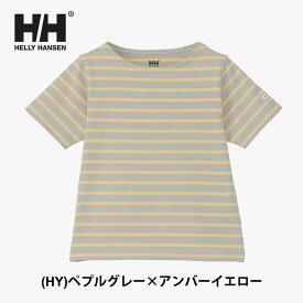 ヘリーハンセン tシャツ キッズ 半袖 ボーダー HELLY HANSEN HJ32405 K S/S BORDER TEE ショートスリーブ HH マリンボーダーティー メール便 (240404)