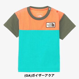 ノースフェイス ベビー Tシャツ THE NORTH FACE NTB32338 B S/S TNF GRAND T ショートスリーブTNFグランドティー キッズ メール便 (240321)