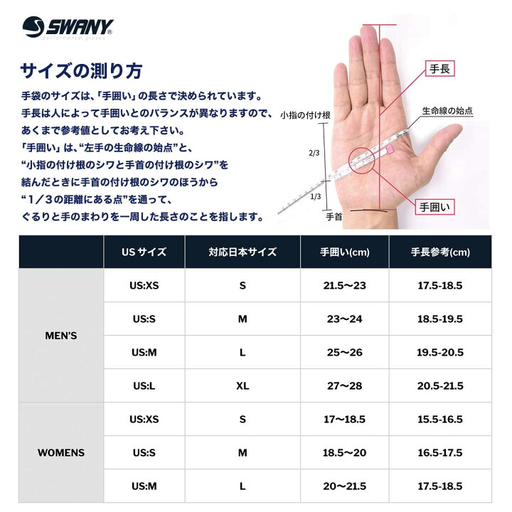 楽天市場】【マラソン最大P29倍】スワニー グローブ swany SX-203 
