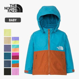 【最大P28倍!!20日は5と0のつく日!!】THE NORTH FACE ザ・ノース・フェイス ベビー コンパクトジャケット ウインドブレーカー マウンテンパーカー B Compact Jacket NPB72310 日本正規代理店商品 メール便 UVカット 静電ケア ノースフェイス 出産祝い (240125) 子供