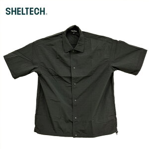�V�F���e�b�N �V���c SHELTECH SHL25SS005 Snap Shirts �A�E�g�h�A �����Y ���f�B�[�X �ʋC�� �y�� �i�C���� �X�i�b�v�{�^�� (250418)