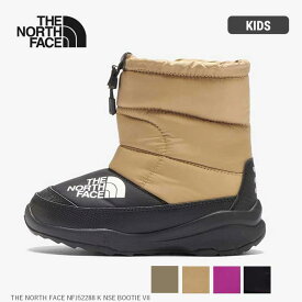 【最大64%OFFスーパーSALE】ザ・ノース・フェイス THE NORTH FACE NFJ52288 K NSE BOOTIE VII ヌプシ ブーティ VII キッズ NFJ52288 ウィンターブーツ 防寒 保温 はっ水加工 サーモライトエコメイド 子供用 スノーブーツ 雪遊び はっ水加工 リフレクター搭載