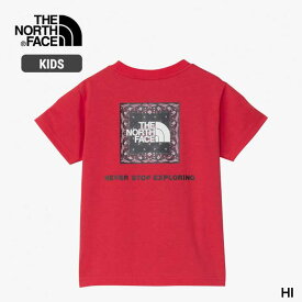 【マラソン最大P29倍】ザ・ノース・フェイス tシャツ キッズ THE NORTH FACE NTT32546 トドラーショートスリーブバンダナスクェアロゴティー メール便 子供 ジュニア 半袖 UVケア