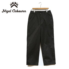 【15日最大P19倍】ナイジェルケーボン Nigel Cabourn 805110050120 NEW BASIC CHINO （ニューベーシックチノ ブラック）ヴィンテージチノクロス「ウェポン」採用 日本製 双糸使いの艶やかな質感を持つチノパンツ 2025AW MAIN LINE メンズ (250828)