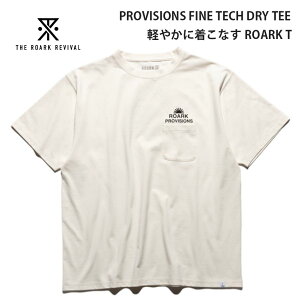 �y25���ő�P38�{�zPROVISIONS �t�@�C���e�b�N�h���CT�V���c �z���C�g PROVISIONS FINE TECH DRY TEE RTJF1203-WHT ROARK ���A�[�N ����T�V���c �h���C �z�� ���L �|�P�b�gT �����Y ���[���� (260316)