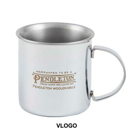 ペンドルトン ステンレス スチールカップ PENDLETON VLOGO ハーディングゴールド Stainless Steel Cup YK100 [200901]【SPS06】