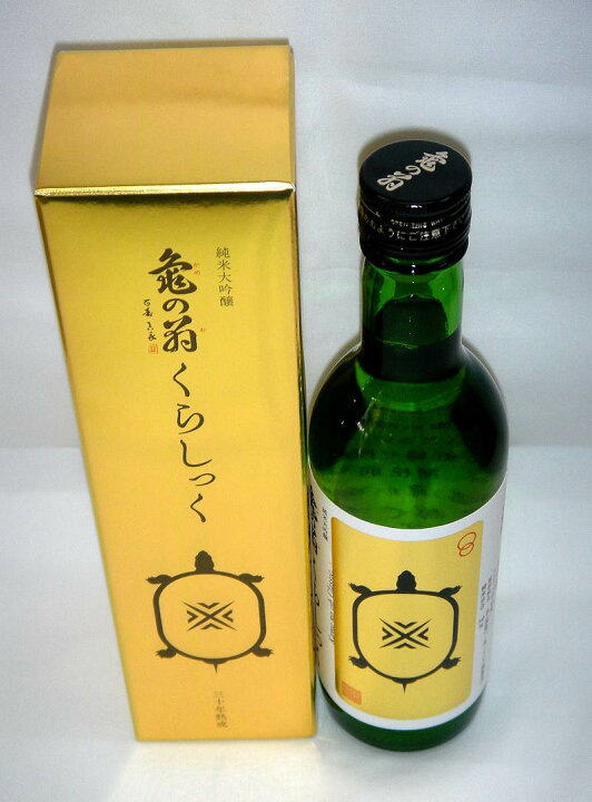 楽天市場】亀の翁 くらしっく三十年熟成 純米大吟醸 355ml【要冷蔵 