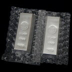 石福金属興業 純銀 インゴット ingot 500g×2本セット /シルバー/SV999.9 1000g（1kg）(55405)