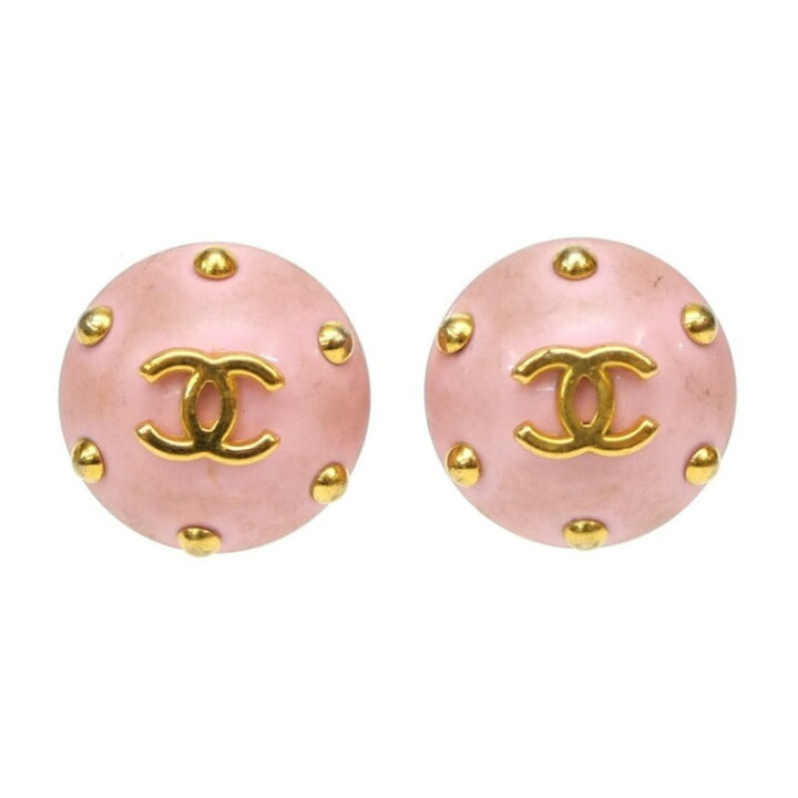 楽天市場】シャネル CHANEL ココマーク イヤリング 96C ピンク 【中古 