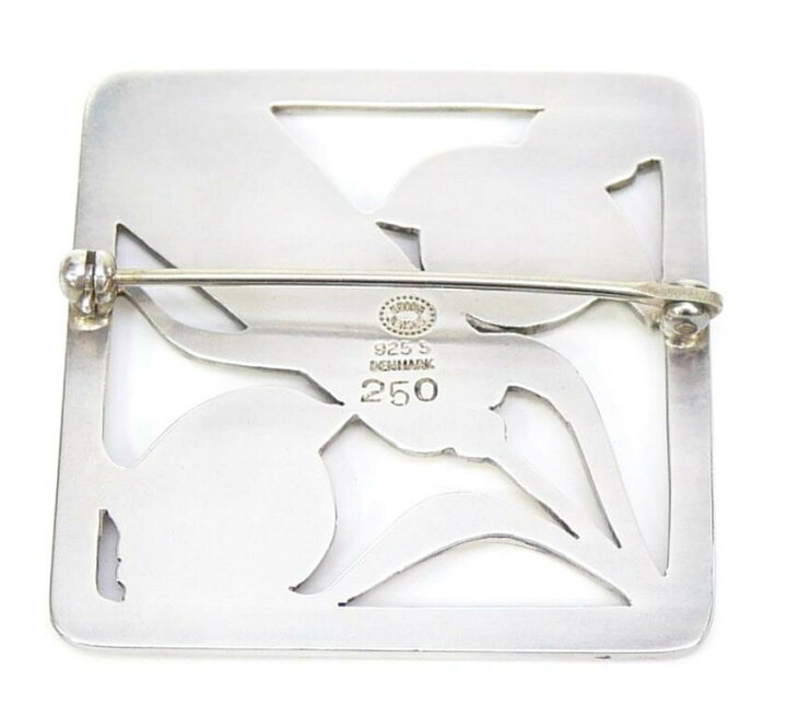 楽天市場】ジョージ・ジェンセン Georg Jensen ブローチ 麦と小鳥 