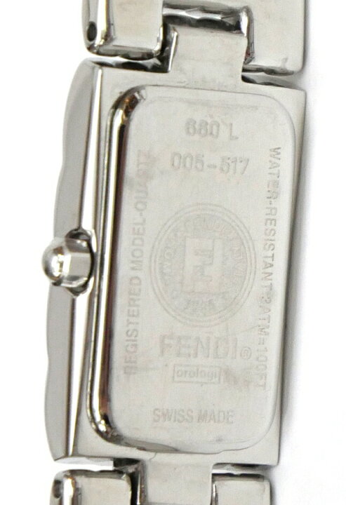 楽天市場】FENDI 腕時計 ｸｵｰﾂ SS 660L ﾌﾞﾙｰ盤 ｽﾃﾝﾚｽｽﾁｰﾙ 【中古 