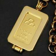 【新品】日本マテリアル 純金インゴット 10g 選べるキーチェーン/キーホルダー付きペンダントトップ ゴー…