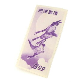 切手 月に雁 歌川広重(64143)