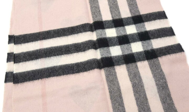 楽天市場】バーバリー BURBERRY チェック＆ハート マフラー ピンク 