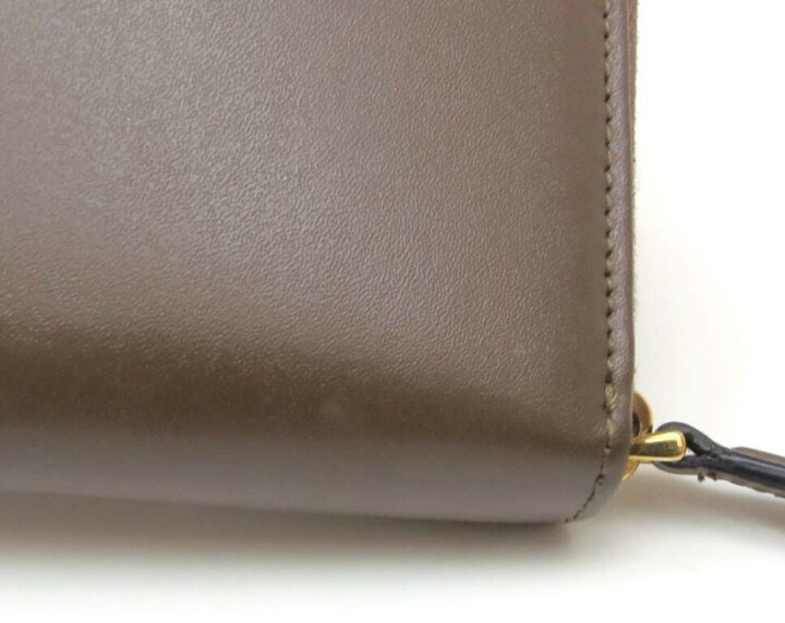 楽天市場】FENDI 長財布 ﾊﾞｲｻﾞｳｪｲ ﾗｳﾝﾄﾞﾌｧｽﾅｰ ﾌﾞﾗｳﾝ ﾚｻﾞｰ 【中古 