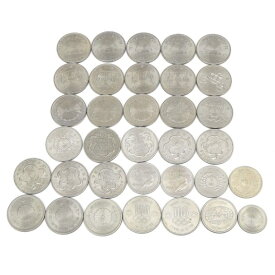 記念硬貨いろいろ 34枚セット 14種類 14200円分 記念貨幣 【中古】(64497)