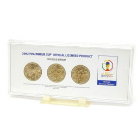 2002年FIFAワールドカップ500円記念貨幣 3種セット 記念コイン(63832)