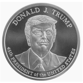 アメリカ トランプ大統領銀メダル シルバーコイン 1オンス ドナルド・J・トランプ大統領 記念メダル(67712)(67712)