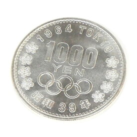 昭和39年 東京オリンピック 1000円銀貨 TOKYO 並品 記念貨幣 1964年 【中古】(65056)