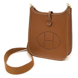 HERMES ショルダーバッグ エブリンTPMアマゾン B刻印 G金具 ゴールド トリヨンクレマンス(64286)