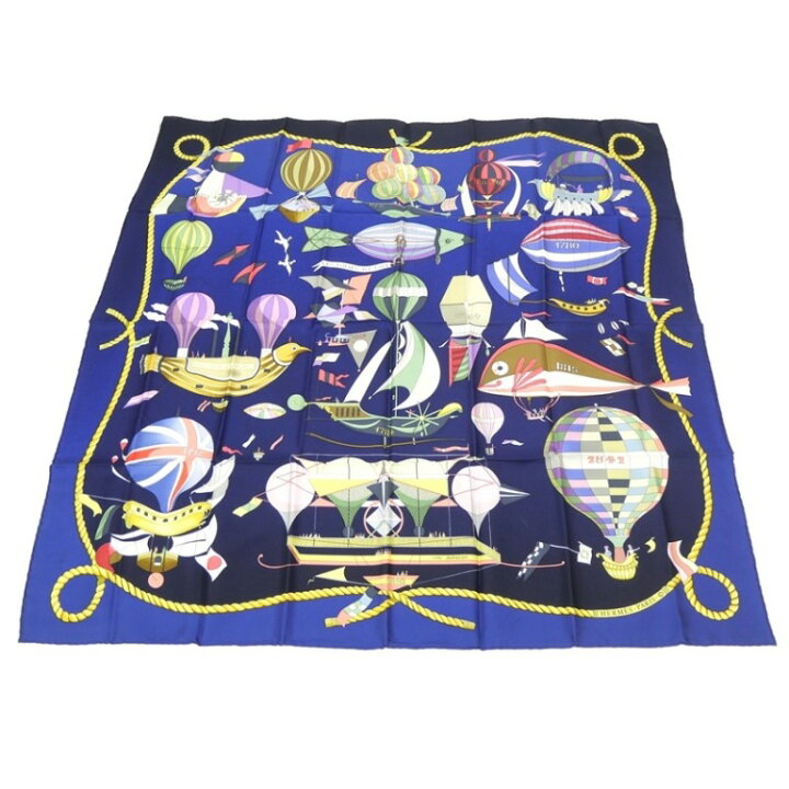 楽天市場】エルメス HERMES スカーフ カレ90 大空の狂気 LES FOLIES DU  