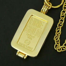【新品】石福金属興業 純金インゴット 10g 選べるキーチェーン/キーホルダー付きペンダントトップ ゴールドバー ingot 24金(69428)