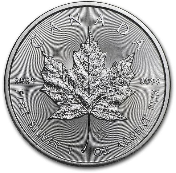 【2022年】銀貨 メイプルリーフ銀貨 1oz クリアケース入り 1オンス メイプル銀貨 カナダ王室造幣局発行 Silver Coin(55287)