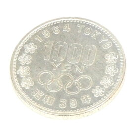 昭和39年 東京オリンピック 1000円銀貨 TOKYO 並品 記念貨幣 1964年 【中古】(65052)